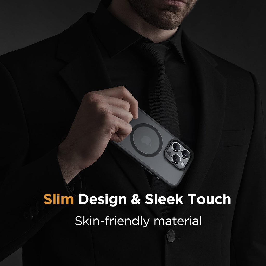 Miracase Magnetic for iPhone 16 Pro Max Case [Compatible with MagSafe] [with 2X Screen Protectors] Military-Grade Protection, Anti-Fingerprint, Slim Fit Phone Case for 16 Pro Max 6.9 inch