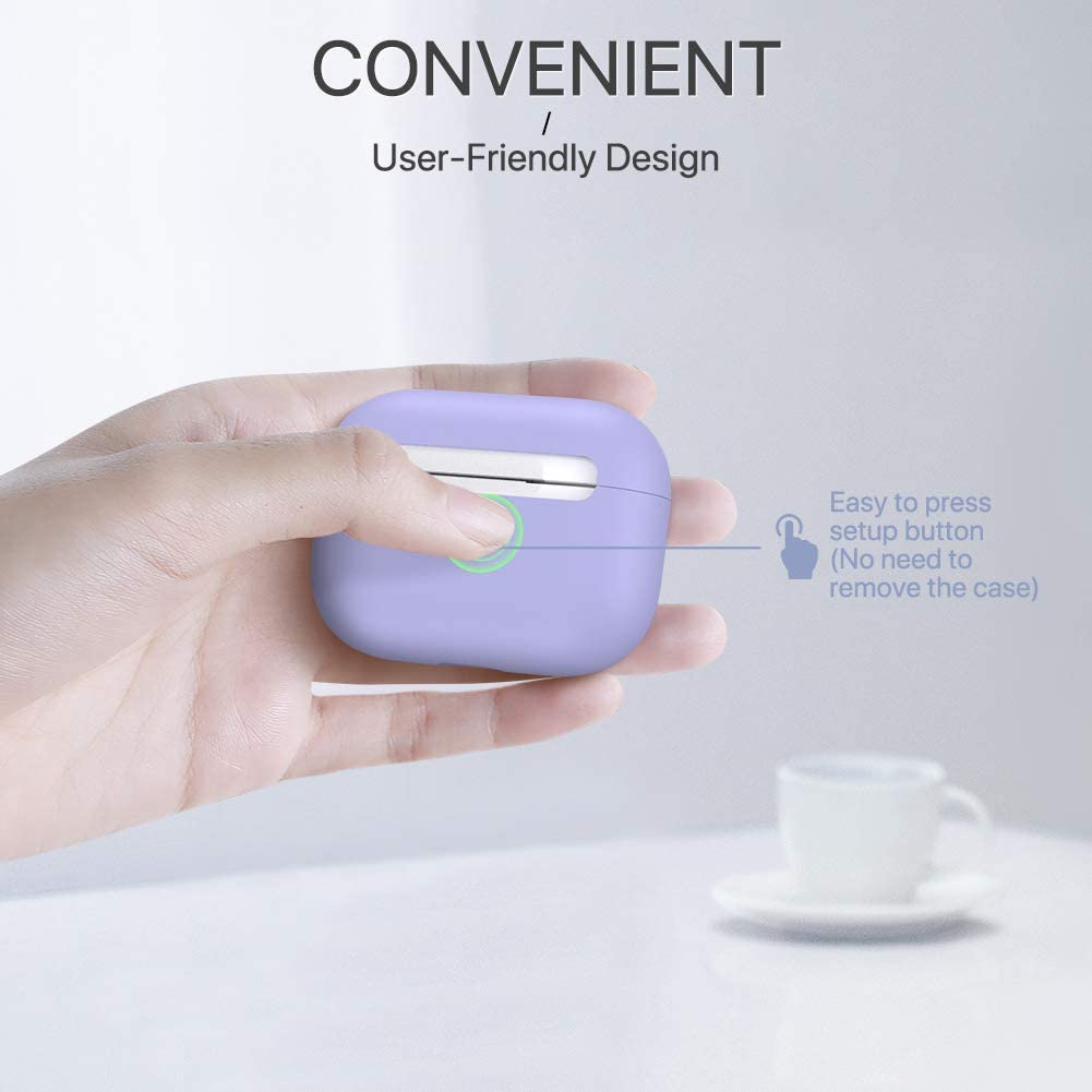 Upgrade arirpod pro case airpod pro charging case liquid silicone airpod case cover for airpods pro