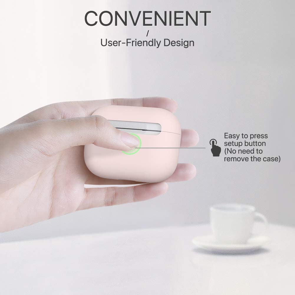 Upgrade silicone case for airpods pro case charging case for airpods pro