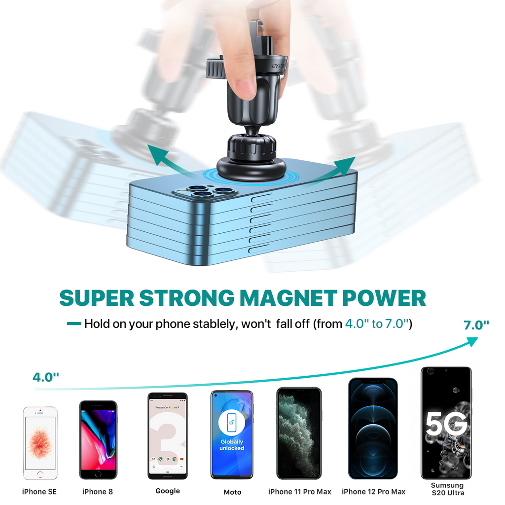 Miracase Upgraded Magnetic Car Phone Holder for Air Vent