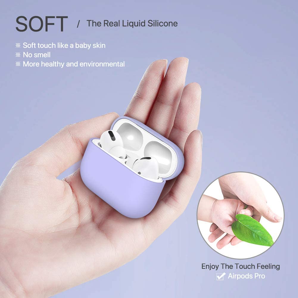 Upgrade arirpod pro case airpod pro charging case liquid silicone airpod case cover for airpods pro