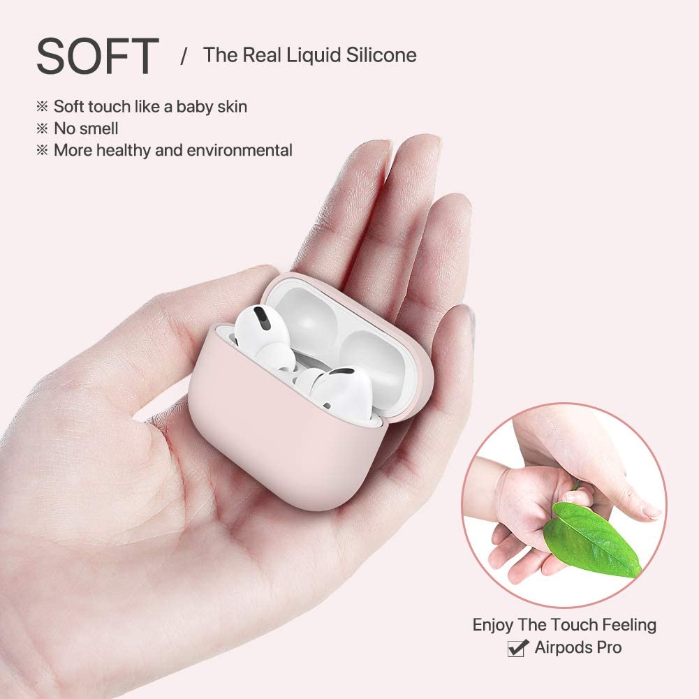 Upgrade silicone case for airpods pro case charging case for airpods pro