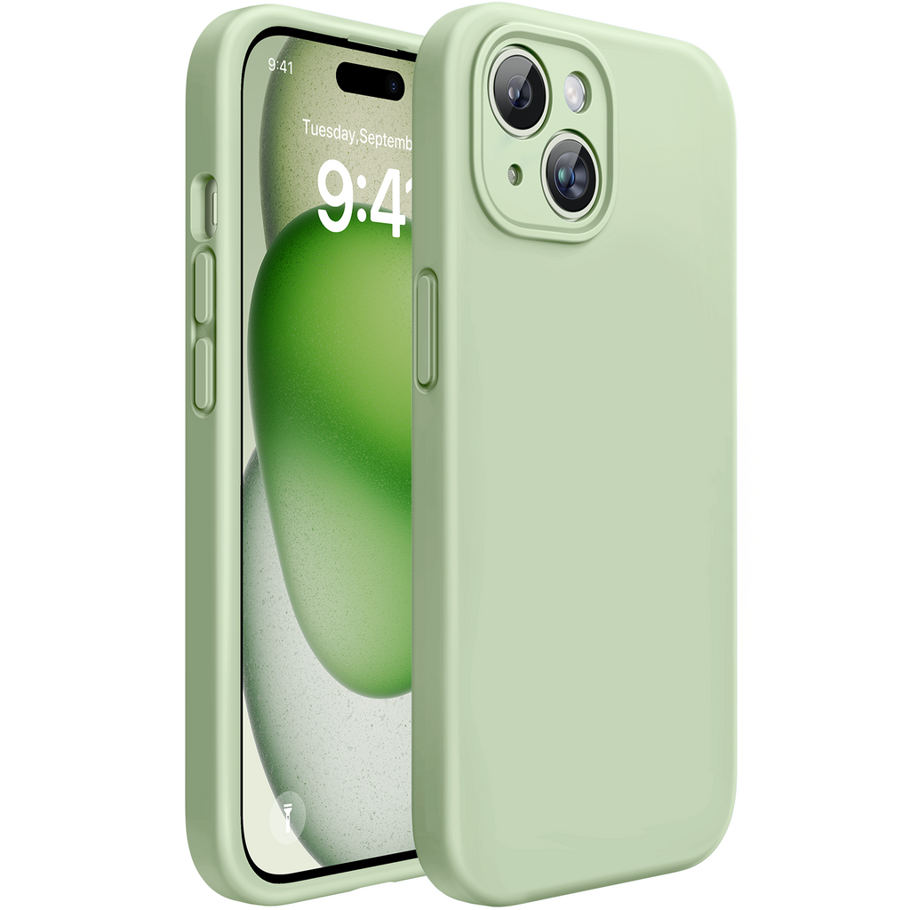 Miracase Compatible with iPhone 15 Case, [Soft Anti-Scratch Microfiber Lining], Liquid Silicone Case Gel Rubber Shockproof Drop Protection Phone Case for iPhone 15